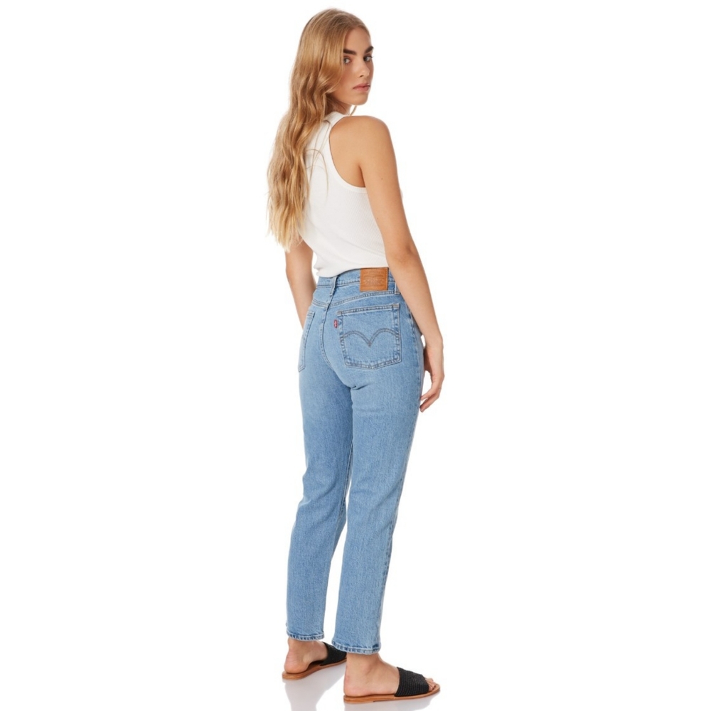 Levi's Wedgie High-rise Straight Crop Jeans